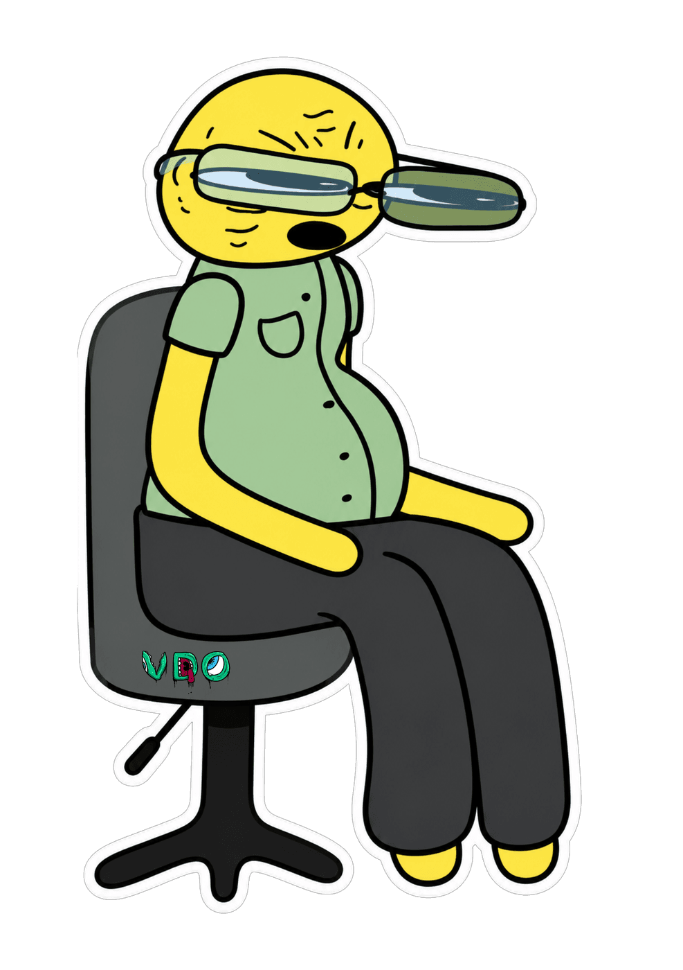 Sir In The Office Chair